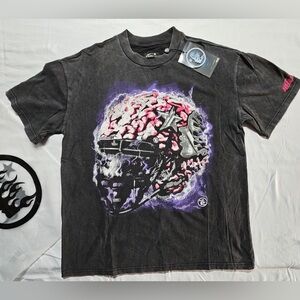 Hellstar Ash Gray Graphic T-Shirt!